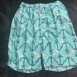 Blue Anchor Swim Shorts
